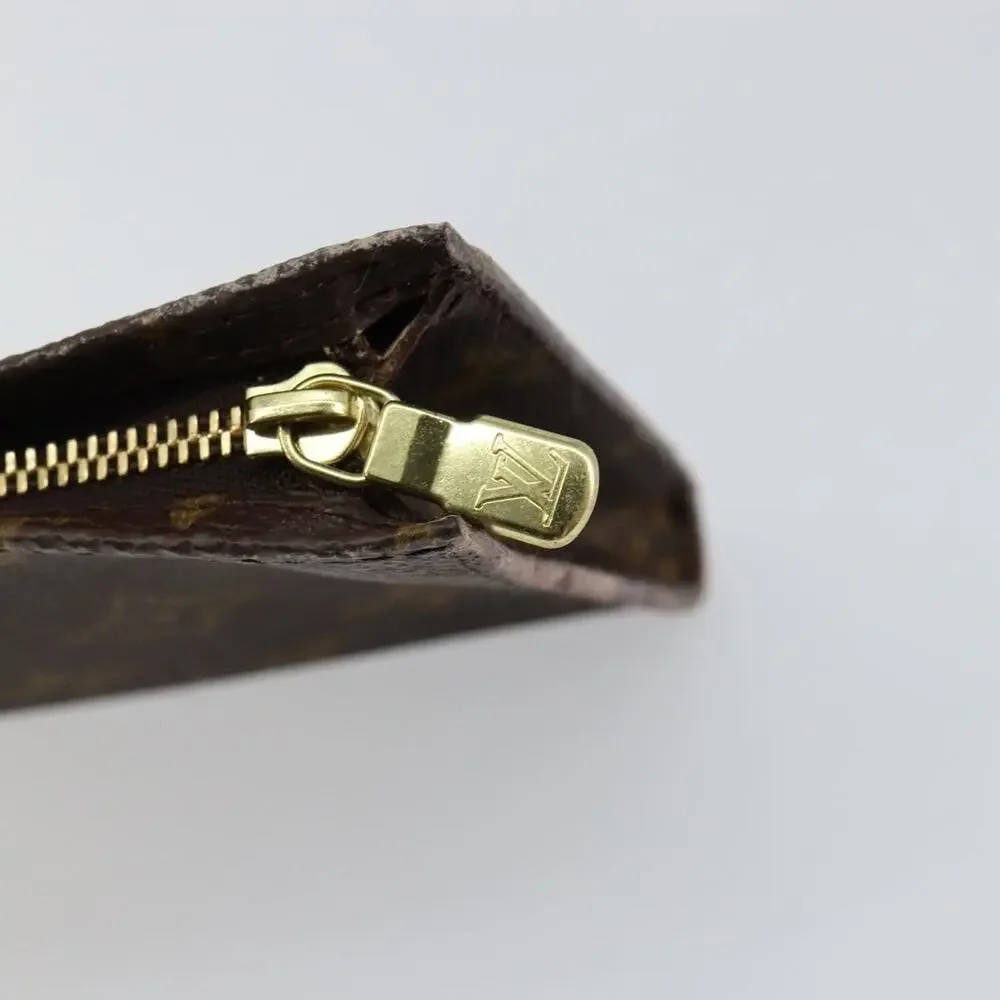 Louis Vuitton Monogram Bucket PM Accessory Pouch Brown